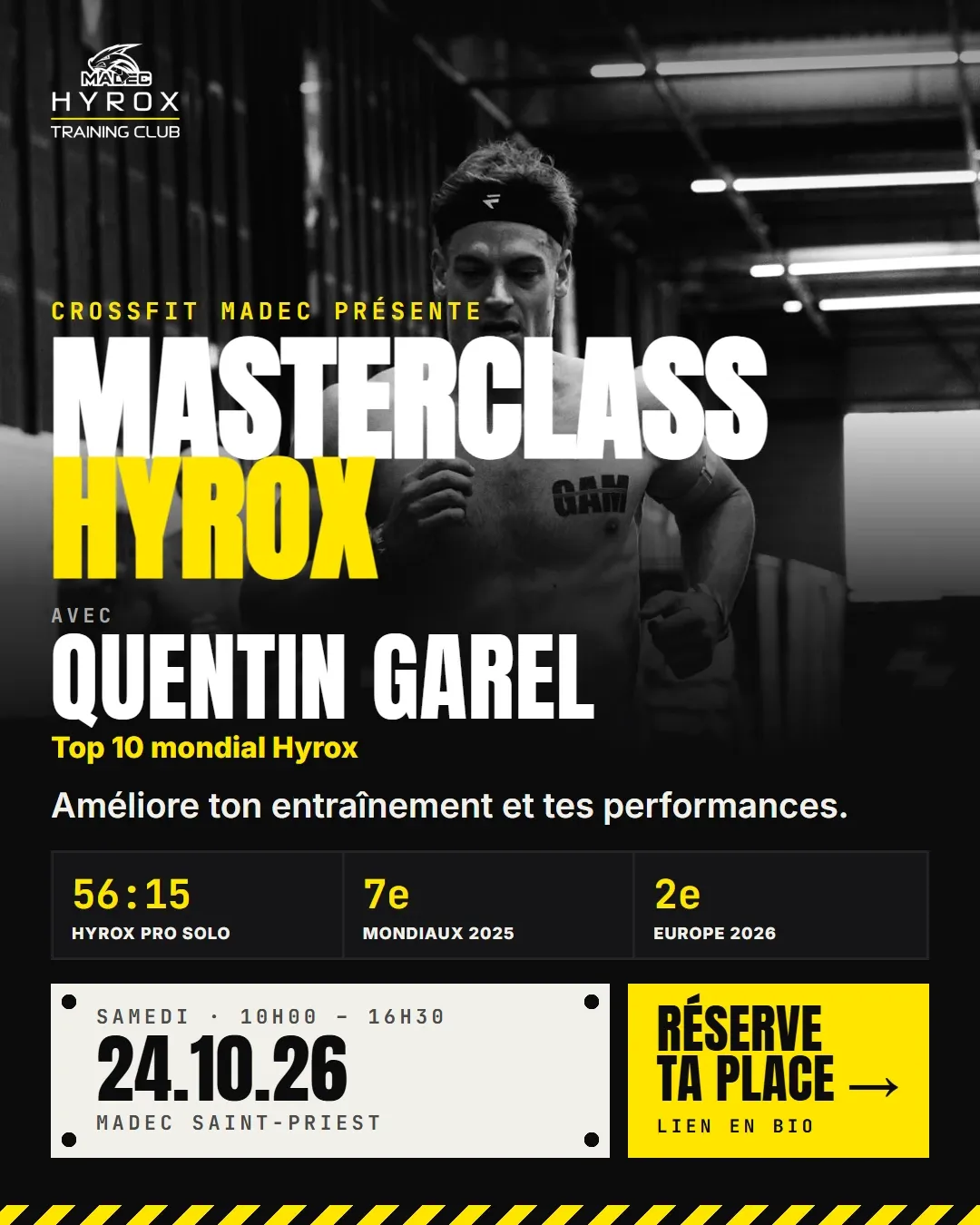Masterclass HYROX avec Quentin Garel