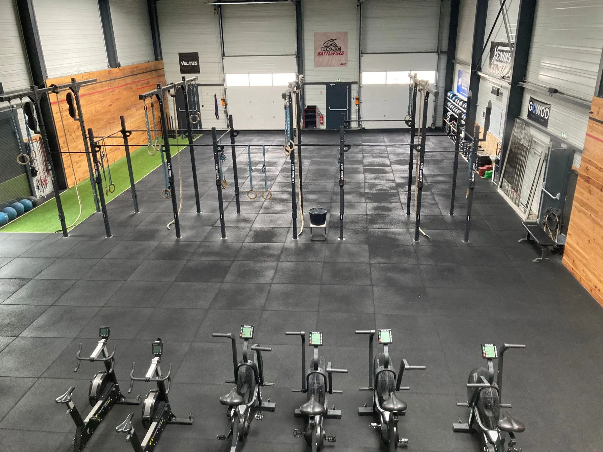 Le plateau de Bonnefamille, en accès libre pendant l’Open Gym